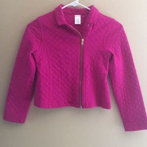 Dark pink girls jacket